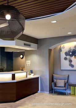 Renovated lobby Chicago Marriott Lincolnshire Resort.