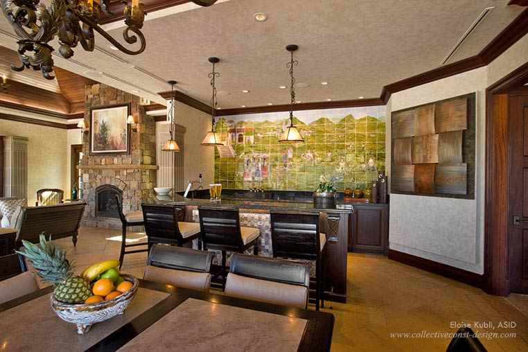 Interior designer Eloise Kubli of Collective
Construction & Design in Plantation, Fla., won for this Canadian estate, exquisitely fashioning traditional and classic elements.