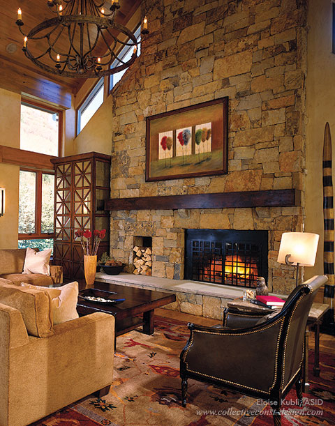 A fireplace is an inviting feature many
homeowners can add to their homes.