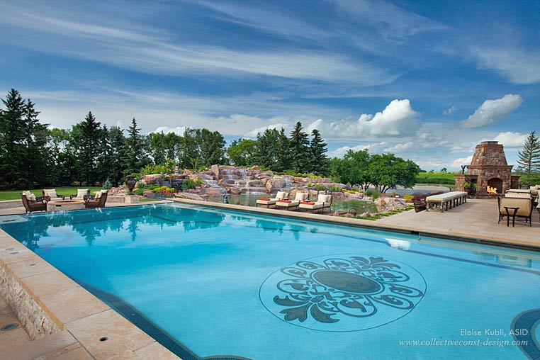 Majestic Mansion interior design and architectural styling by Eloise Kubli, ASID.