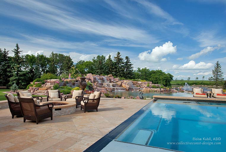 Majestic Mansion interior design and architectural styling by Eloise Kubli, ASID.