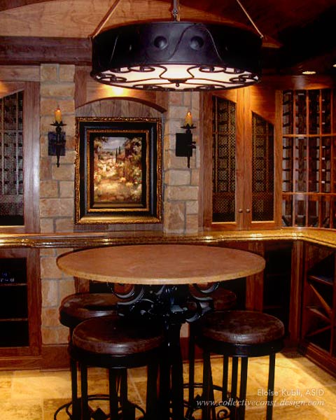 Majestic Mansion interior design and architectural styling by Eloise Kubli, ASID.