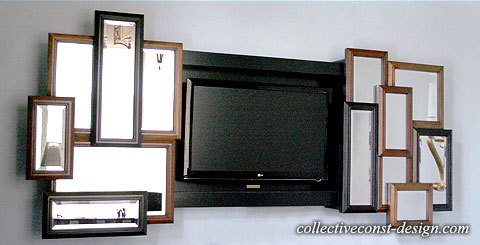 Designed TV Frame, open