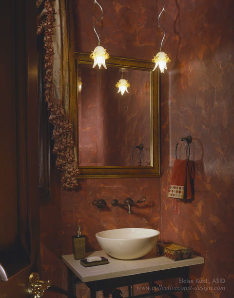 High-end designed whimsical lighting.