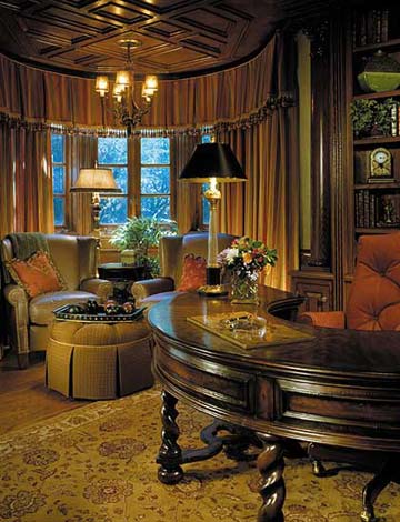 Each exquisite piece of furniture is carefully selected to add vibrant atmosphere to the office.