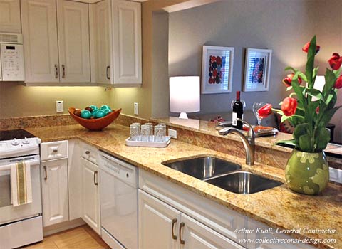 Main Lobby renovation, view of Seating Areas