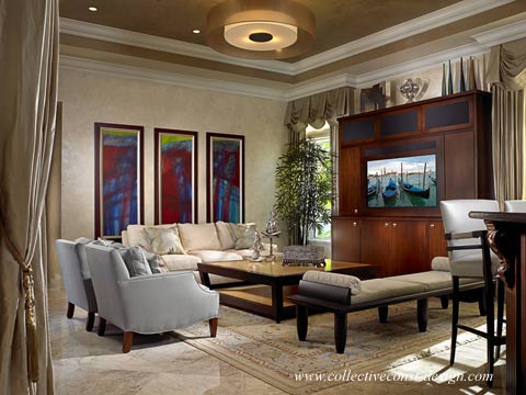 Sophisticated Simplicity, Best Interior Design for a Home 5,001-6,000-sq. ft. 2009 Dream Home Gold Award